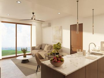 Departamento en venta en Cancún, vista a la laguna y cancha de padél !