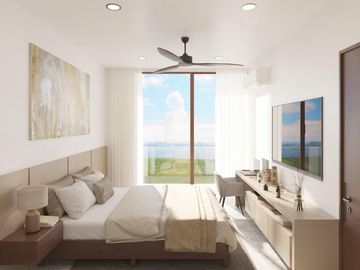Departamento en venta en Cancún, vista a la laguna y cancha de padél !