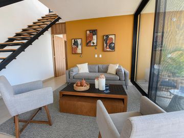 Departamento en venta de 2 recámaras en Arekas Residencial Flamingos