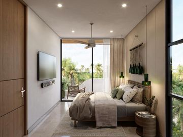 Penthouse con rooftop frente al mar en venta en Telchac Puerto
