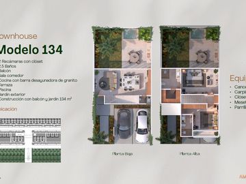 Pre - Venta Departamentos - Townhouse En Complejo Privado INICIAL, Diaz Ordaz Merida