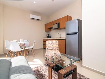 VENTA DEPARTAMENTO EN VENTA DE 1 HABITACION, EN EL CENTRO DE PLAYA DEL CARMEN