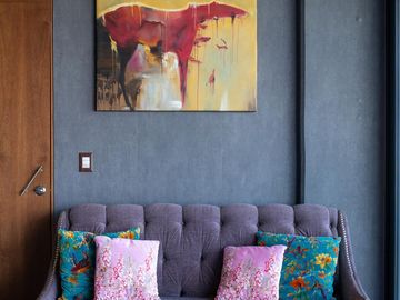 Departamento amueblado en renta en Torre BAGA, Atlixcayotl, Puebla