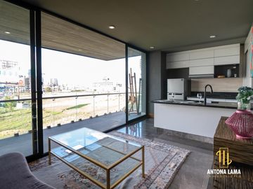 Departamento amueblado en renta en Torre BAGA, Atlixcayotl, Puebla