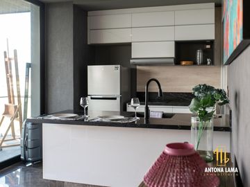Departamento amueblado en renta en Torre BAGA, Atlixcayotl, Puebla