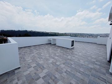Casa en venta con tres habitaciones y roof garden en Tlaxcala