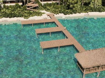 Lujoso departamento a pie de playa de 3 habitaciones y 3 baños en Mahahual