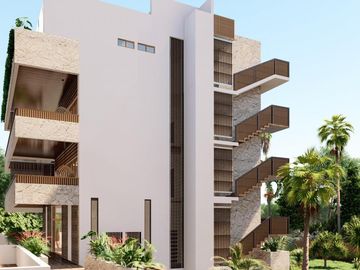 Lujoso departamento a pie de playa de 3 habitaciones y 3 baños en Mahahual