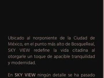 PREVENTA DEPARTAMENTO BOSQUE REAL SKY VIEW TERRAZA