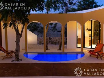 Casa en venta a minutos de Valladolid Yucatán