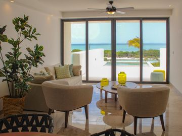 Departamento frente al mar en venta Telchac Puerto