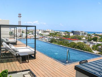 Departamento de 2 recámaras cerca de la playa en Playa del Carmen (1271)