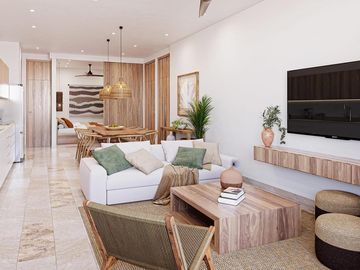 Preventa de Departamento de 3 Habitaciones | Múltiples amenidades |  Playa del Carmen