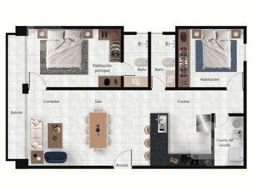 Departamento en Venta en Mandinga