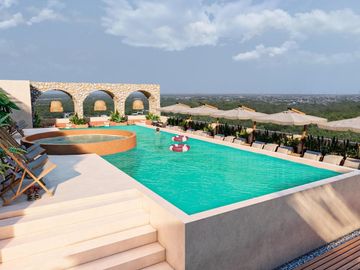 DEPARTAMENTO EN VENTA UBICADO EN PLAYA DEL CARMEN, A 10 MIN DEL MAR