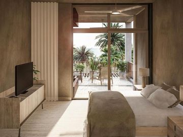 ESTUDIO EN BACALAR EN VENTA CON VISTAS AL LAGO