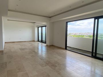 PUNTA TIBURON, Departamento en RENTA con vista al campo de golf y al manglar, 3 recamaras con baño