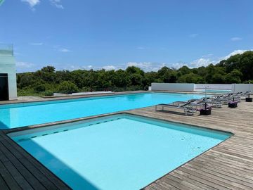 PUNTA TIBURON, Departamento en RENTA con vista al campo de golf y al manglar, 3 recamaras con baño