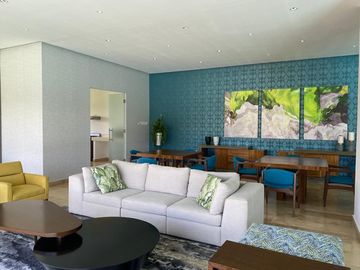 PUNTA TIBURON, Departamento en RENTA con vista al campo de golf y al manglar, 3 recamaras con baño