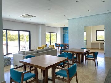 PUNTA TIBURON, Departamento en RENTA con vista al campo de golf y al manglar, 3 recamaras con baño