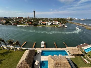 Departamento en Renta con vista al mar en Residencial Marina Tajín, Boca del Rio