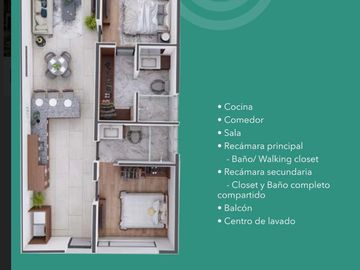 DEPARTAMENTO EN PRE VENTA por el barrial  CARRETERA NACIONAL SANTIAGO