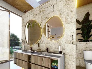 VILLA EN CANCÚN CON CAMPO DE GOLF, ALBERCA, PALAPA Y CANCHA DE FÚTBOL PRIVADA