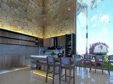 VILLA EN CANCÚN CON CAMPO DE GOLF, ALBERCA, PALAPA Y CANCHA DE FÚTBOL PRIVADA