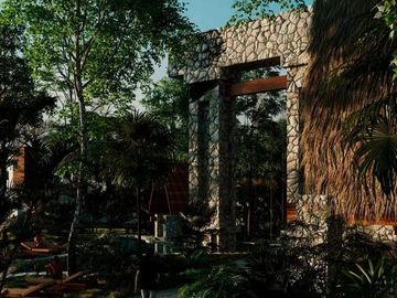 DEPARTAMENTO EN BACALAR DE 3 RECAMARAS CON VISTA A LA LAGUNA