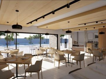 Estudio con vista al mar amueblado, equipado y con acabados de lujo