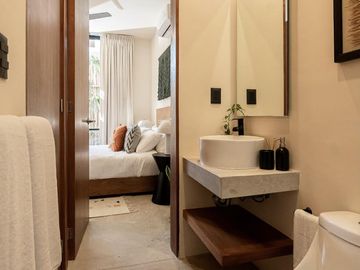 Departamento en venta en Tulum de 2 habitaciones a 8 minutos de la playa