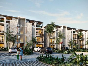 Departamento de 2 habitaciones en venta, a 10 minutos del mar, Playa del Carmen