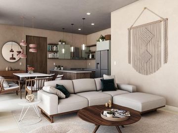 Departamento de 2 habitaciones en venta, a 10 minutos del mar, Playa del Carmen