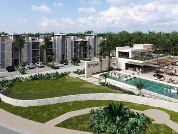 Departamento de 2 habitaciones en venta, a 10 minutos del mar, Playa del Carmen