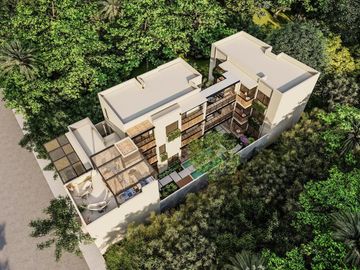 DEPARTAMENTO AMUEBLADO Y DECORADO EN EL CENTRO DE TULUM CON BEACH CLUB