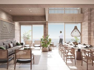 Venta de departamento en Cancun de 2hab con gimnasio y coworking