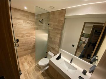 Venta de departamento en Cancun de 2hab con gimnasio y coworking