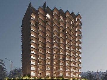 Venta de departamento en Cancun de 2hab con gimnasio y coworking