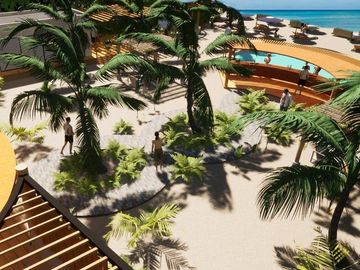 Terreno en Venta segunda linea de mar en Mahahual Entrega Inmediata
