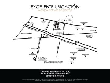 Casas nuevas en venta Arona Residencial Zinacantepec