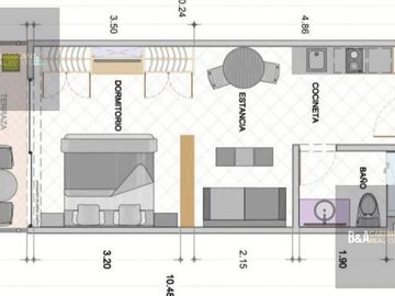 Departamento en Venta en Playa del Carmen Centro