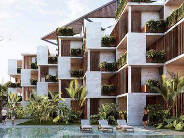 DEPARTAMENTO 1 RECAMARA/ PLAYA DEL CARMEN/ PREVENTA /AMUEBLADO/CERCA DEL MAR.