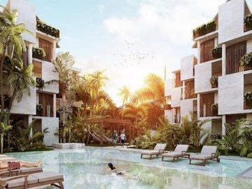DEPARTAMENTO 1 RECAMARA/ PLAYA DEL CARMEN/ PREVENTA /AMUEBLADO/CERCA DEL MAR.