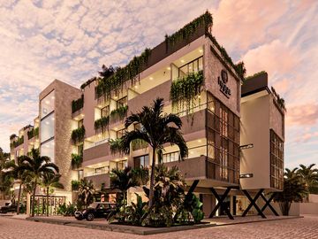 Departamento 1 habitación y alberca privada en venta en Tulum