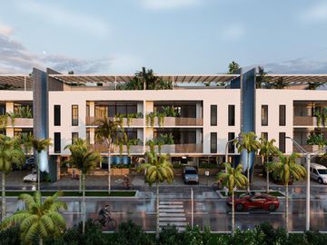 DEPARTAMENTO DE SUPER LUJO EN VENTA EN BACALAR 2 HABITACIONES, ALBERCA, GYM, ACCESO A LA LAGUNA