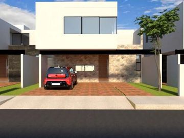Hermosa casa en praderas del Mayab  de 2 plantas con alberca