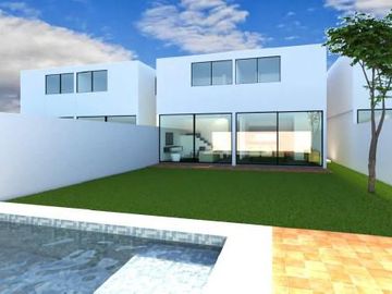 Hermosa casa en praderas del Mayab  de 2 plantas con alberca
