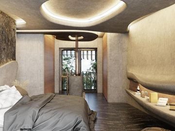 Penthouse beach front en venta en Bahia Tankah, Tulum de 3 habitaciones (MTK)