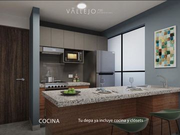Departamento en Nueva Industrial Vallejo