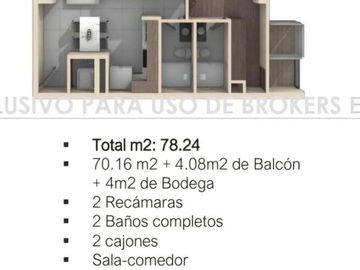Departamento en Venta en Santa Catarina